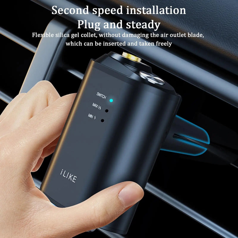 Car Electric Air Diffuser Aroma Car Air Vent Humidifier Mist Essence Oil Aromatherapy Car Air Freshener Perfume Fragrance