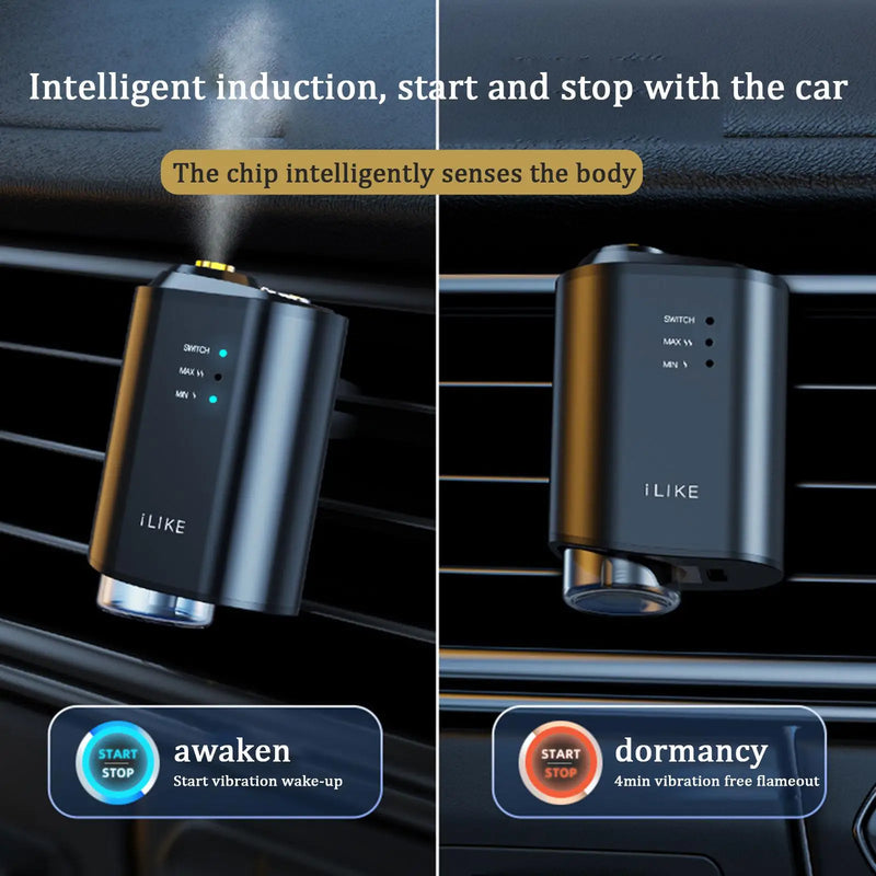 Car Electric Air Diffuser Aroma Car Air Vent Humidifier Mist Essence Oil Aromatherapy Car Air Freshener Perfume Fragrance